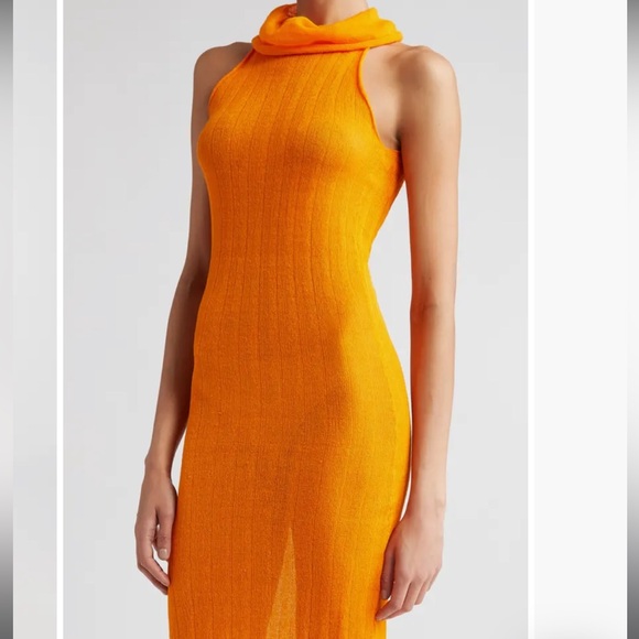 Paloma Wool Dely Cowl Neck Sleeveless Sweater Dress - Picture 4 of 4